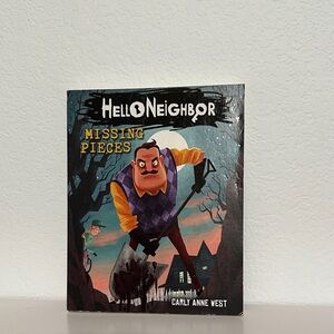 Scholastic Hello Neighbor Book - Black and Purple Cover